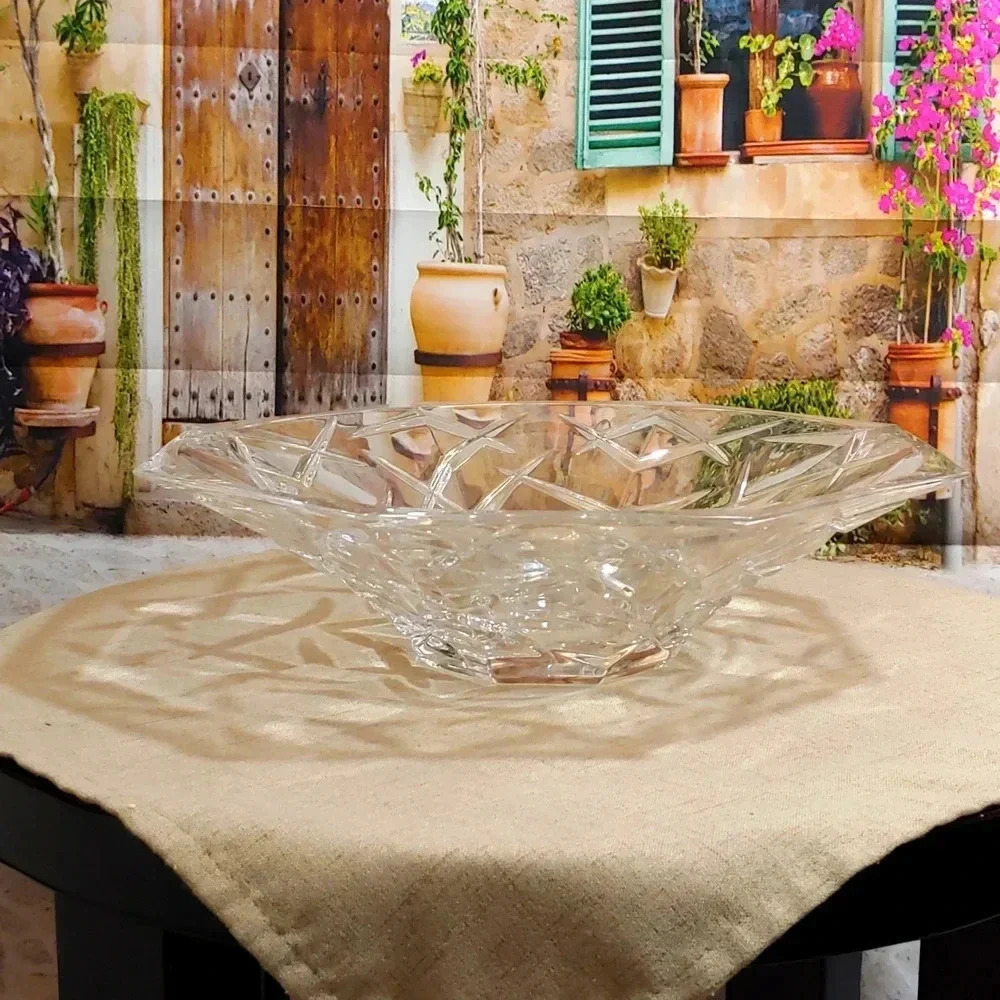 Waterford Octagonal Crystal Bowl - Picture 1 of 4